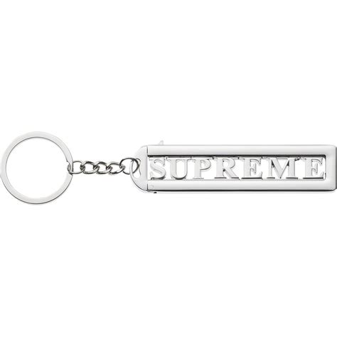 supreme lv keyring|supreme 2022 slide keychain.